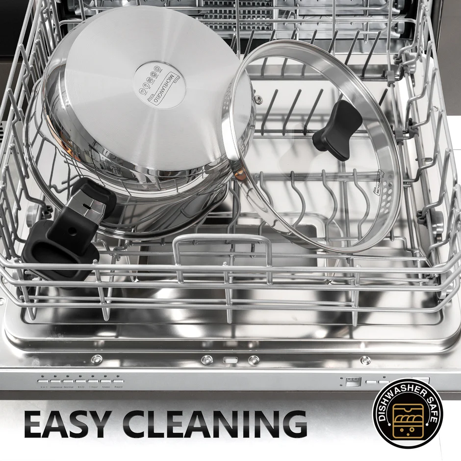 Nồi luộc mì inox Michelangelo - Nắp lọc tiện lợi - Ảnh 3