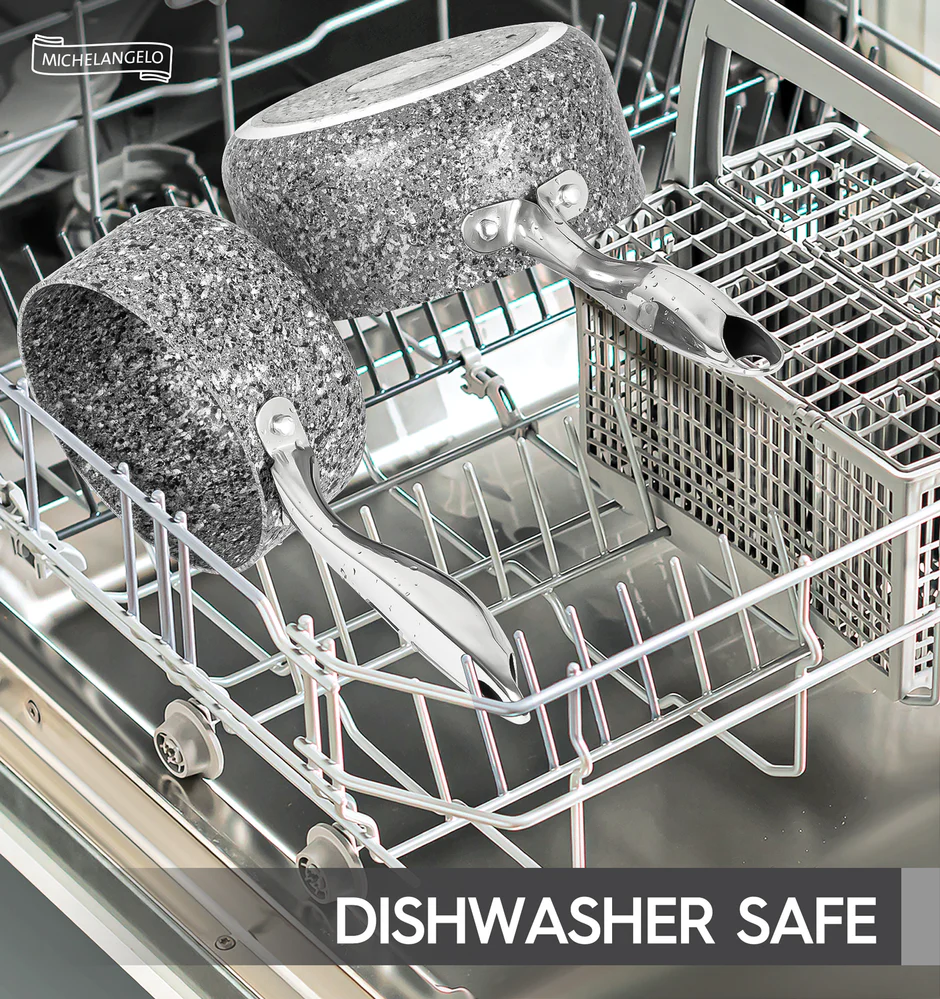 Bộ nồi phủ chống dính đá cao cấp - Ảnh 3