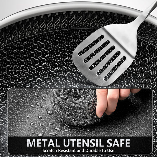 Chảo xào & Stir - fry Michelangelo tay cầm chống nóng - Ảnh 4