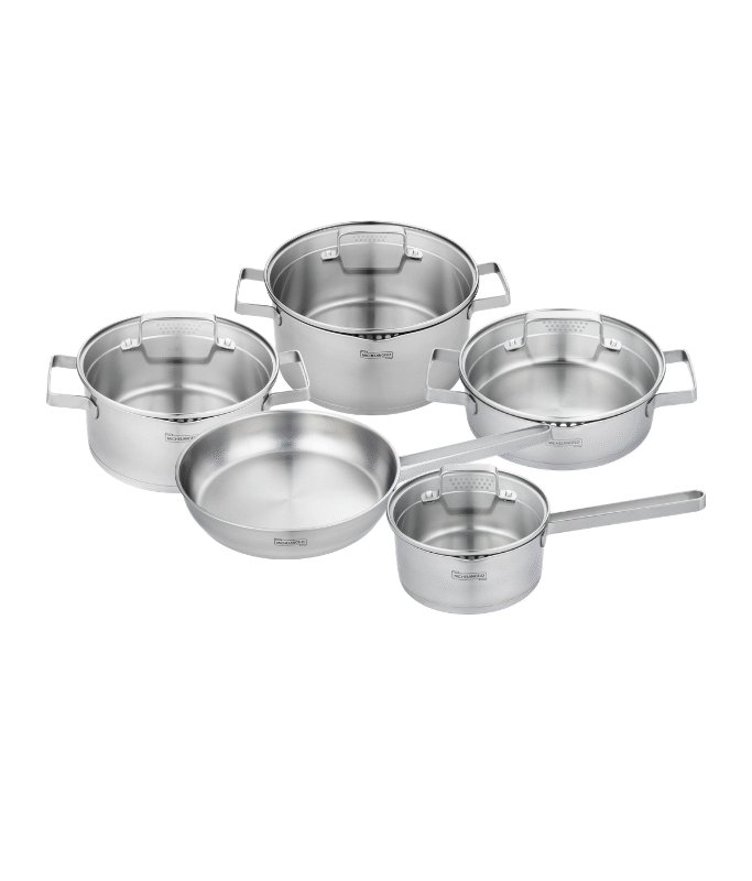 Michelangelo Essential s.s cookware 5pcs set