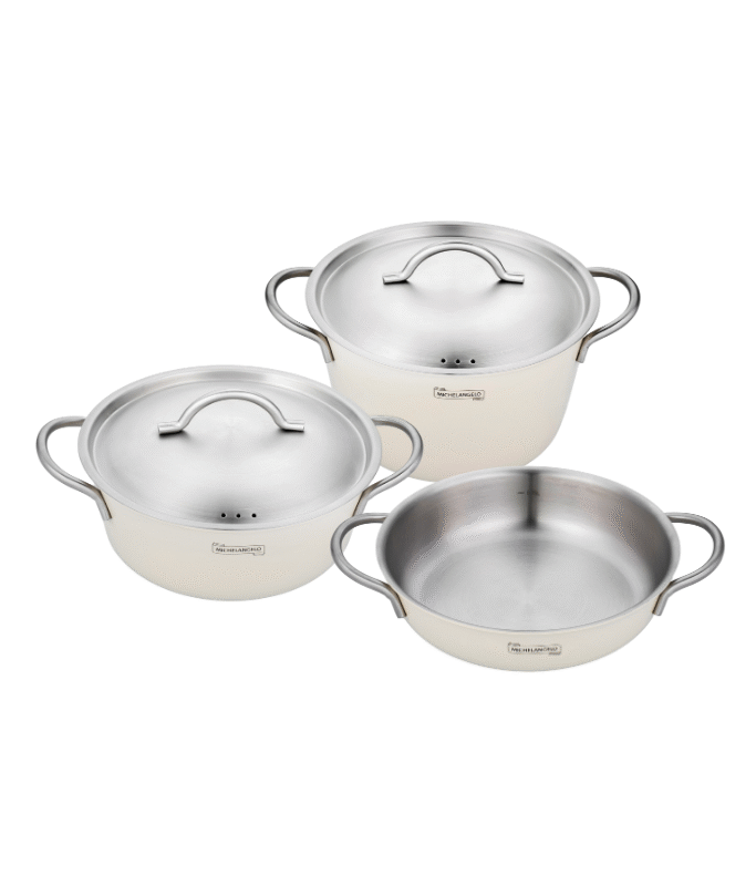 Michelangelo Nesting s.s cookware set
