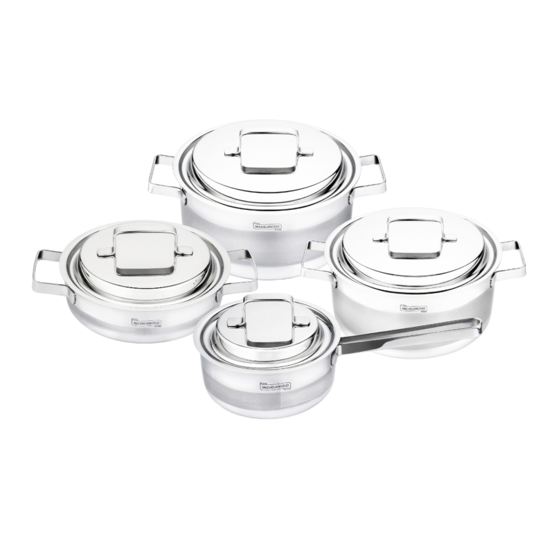 Michelangelo Professional s.s cookware 4pcs set